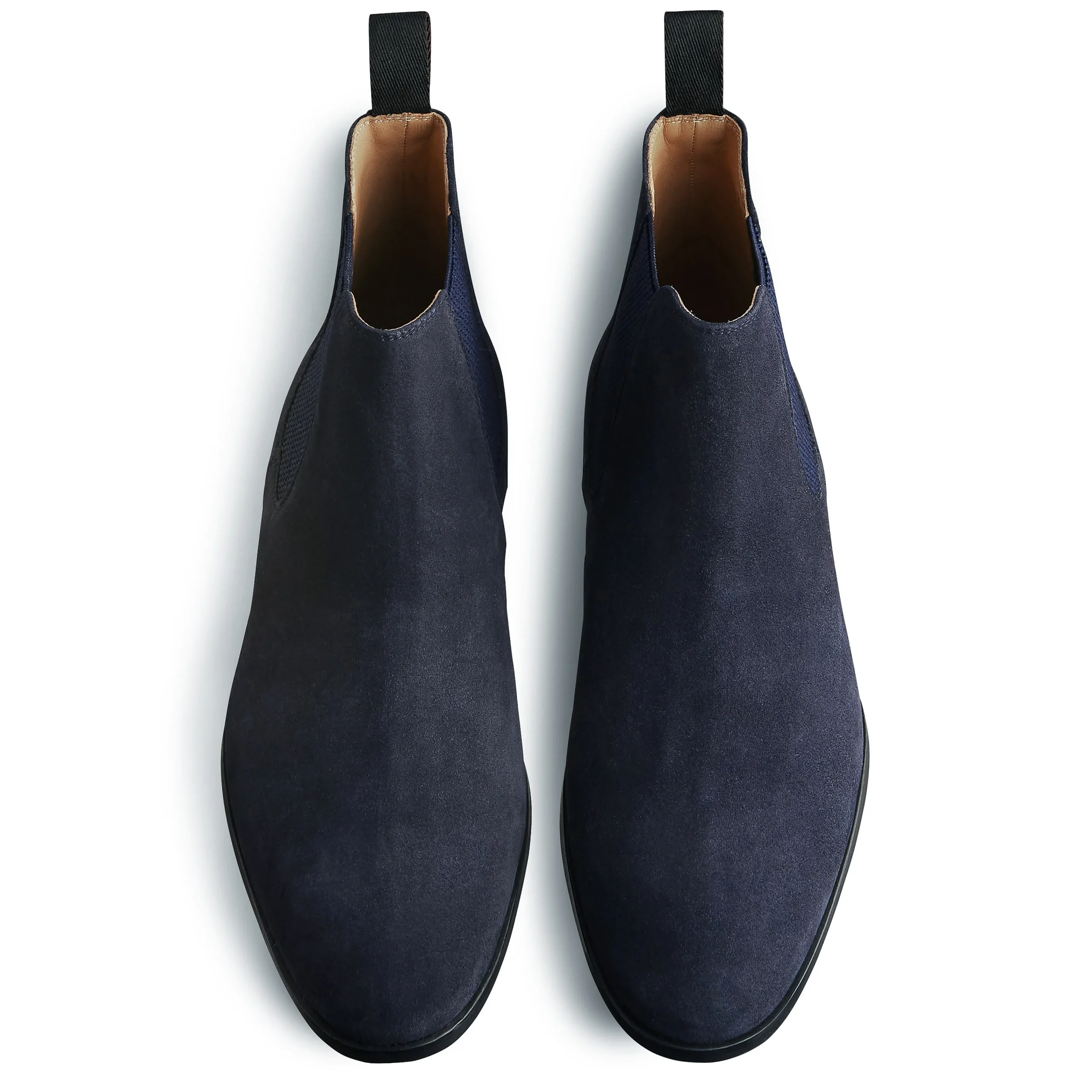Clearance LodinG Bottines basses Shoji 1008 veau velours Bleu marine