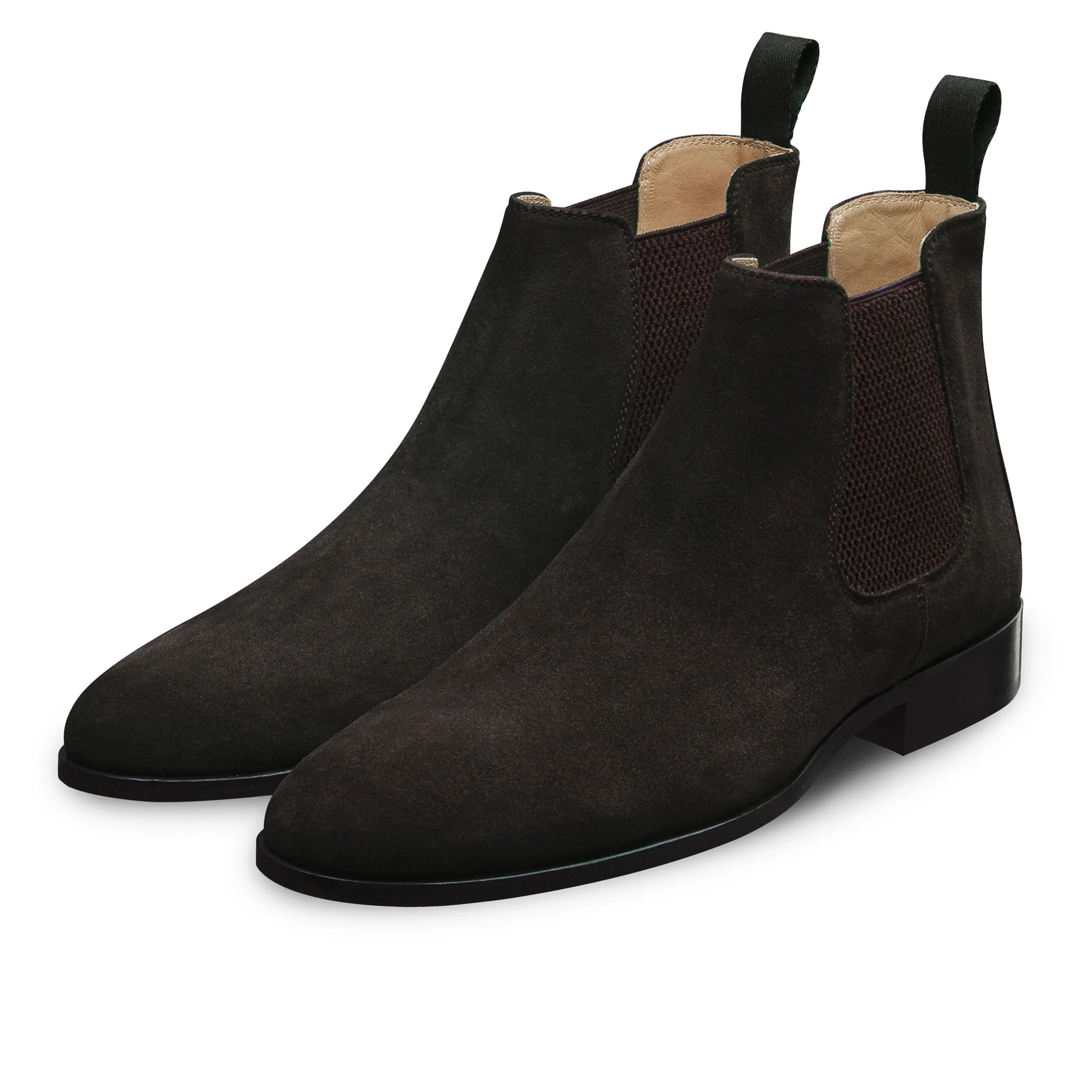 Outlet LodinG Bottines basses Shoji 1008 veau velours Marron