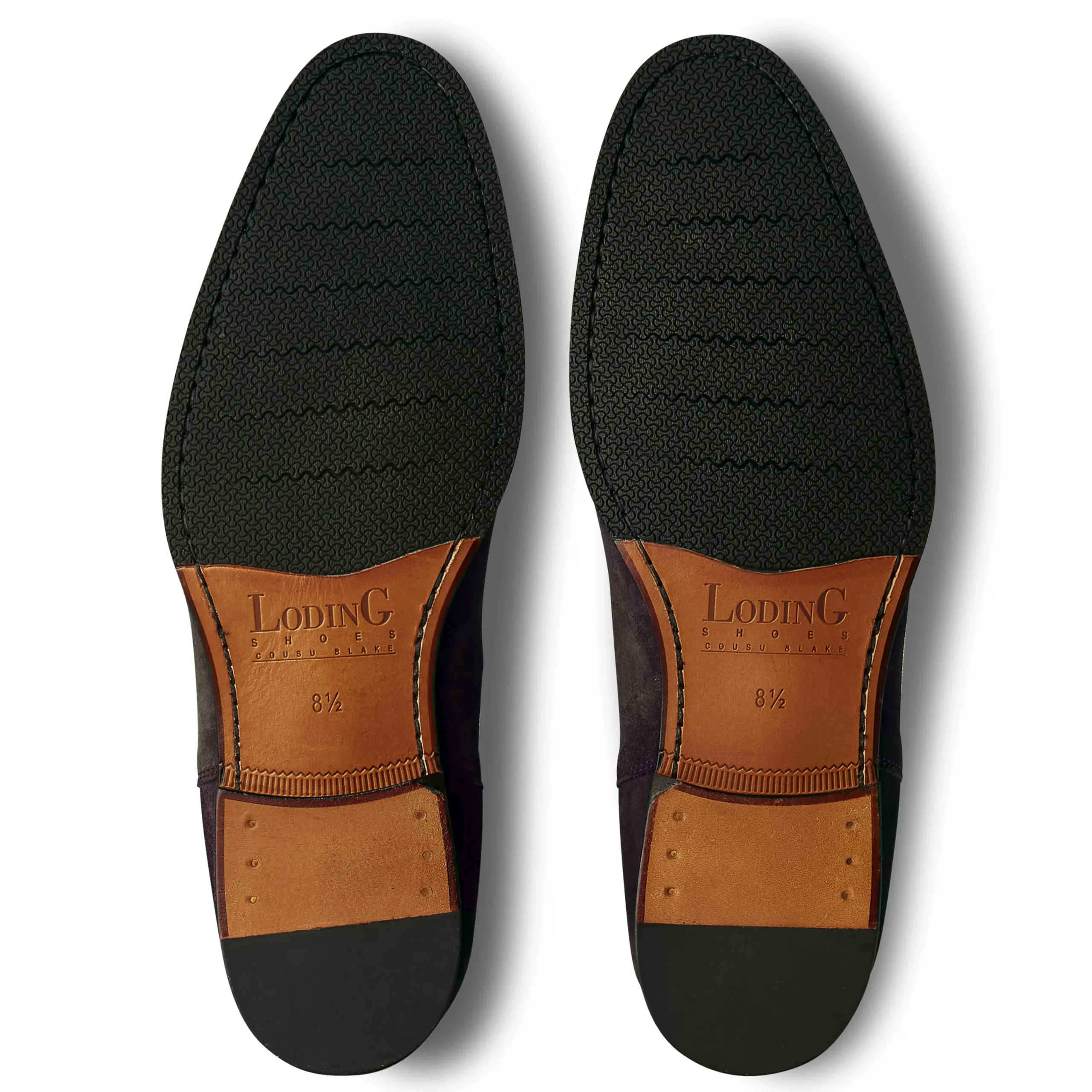 Outlet LodinG Bottines basses Shoji 1008 veau velours Marron