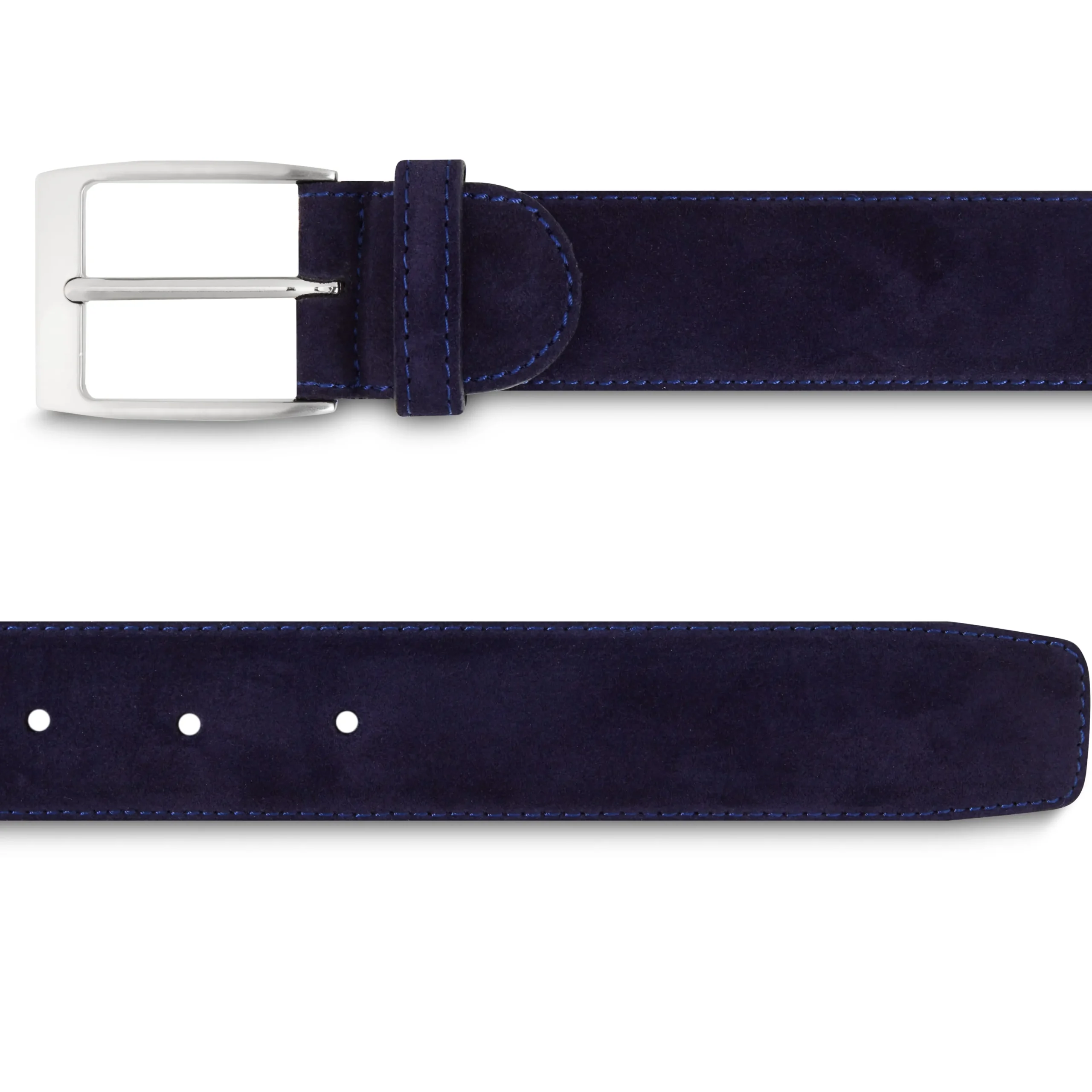 Flash Sale LodinG Ceinture veau velours bleu Marine