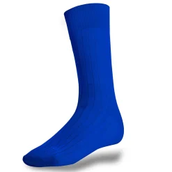 Sale LodinG Chaussettes en coton fil d'Ecosse Bleu roi