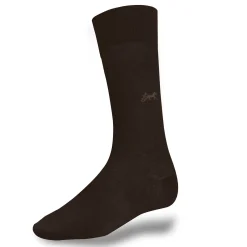 Best LodinG Chaussettes en coton fil d'Ecosse avec sulky Marron