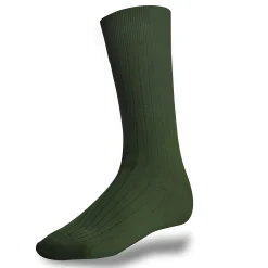 Best Sale LodinG Chaussettes vert en coton fil d'Ecosse Kaki