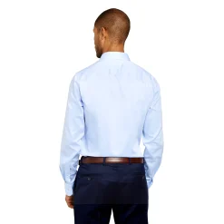 Flash Sale LodinG Chemise cintrée 100% coton infroissable bleu Ciel