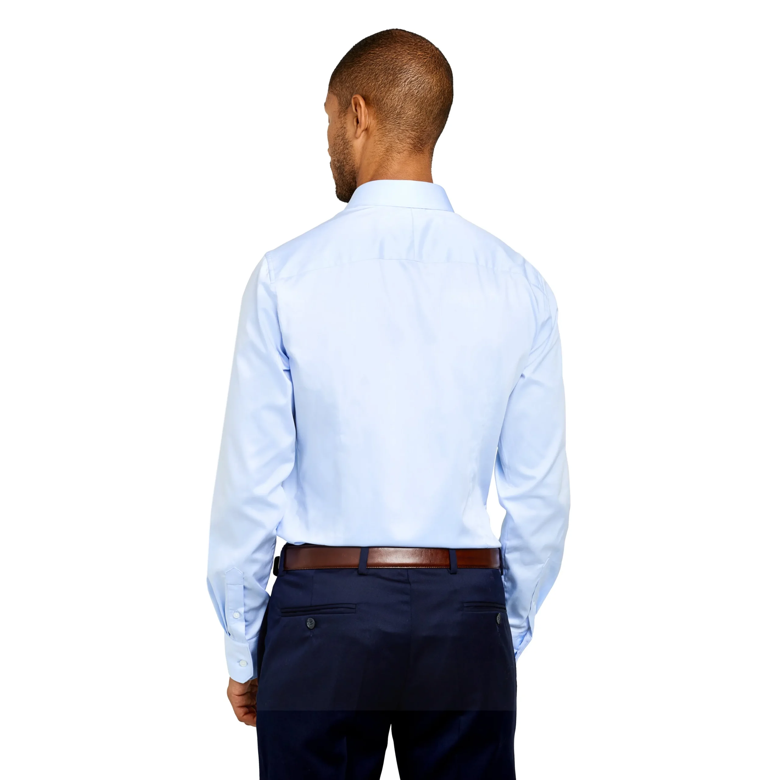 Flash Sale LodinG Chemise cintrée 100% coton infroissable bleu Ciel