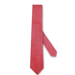 Cheap LodinG Cravate à pois en pure soie Rouge pois blanc