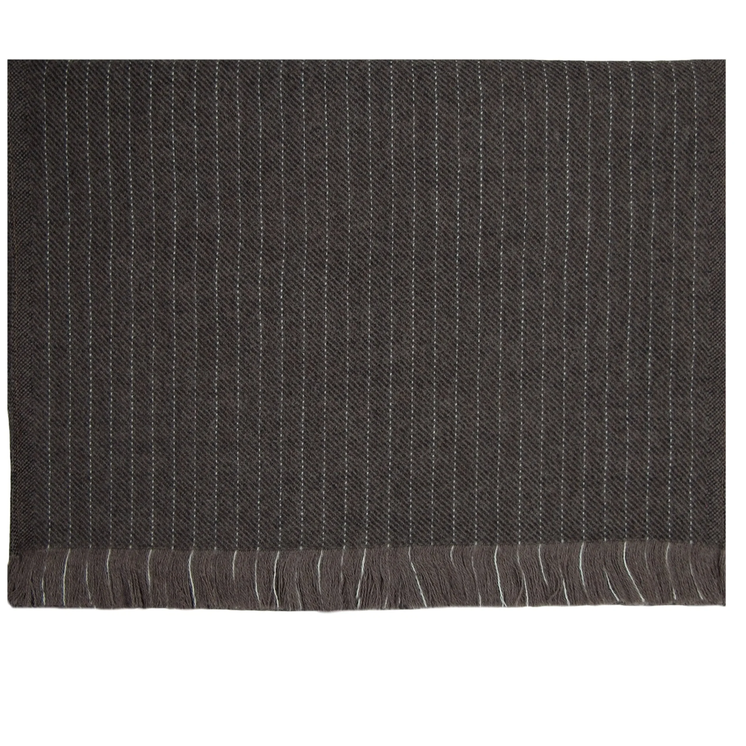 Cheap LodinG Echarpe rayée en laine Taupe