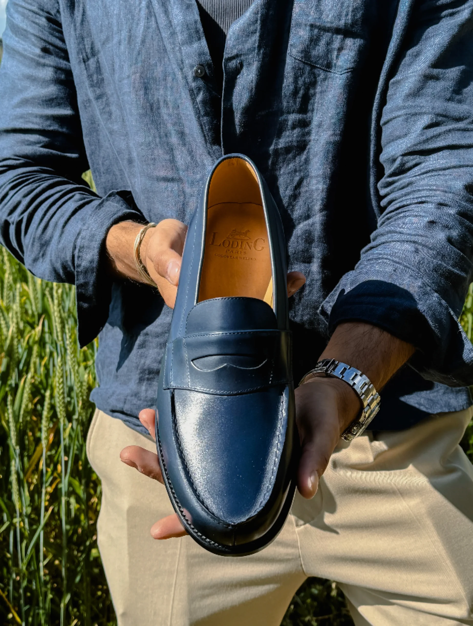 Flash Sale LodinG Mocassin Sulky 300 nouveau bleu Nouveau marine