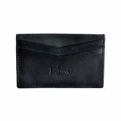 New LodinG Porte-carte en cuir bleu Marine