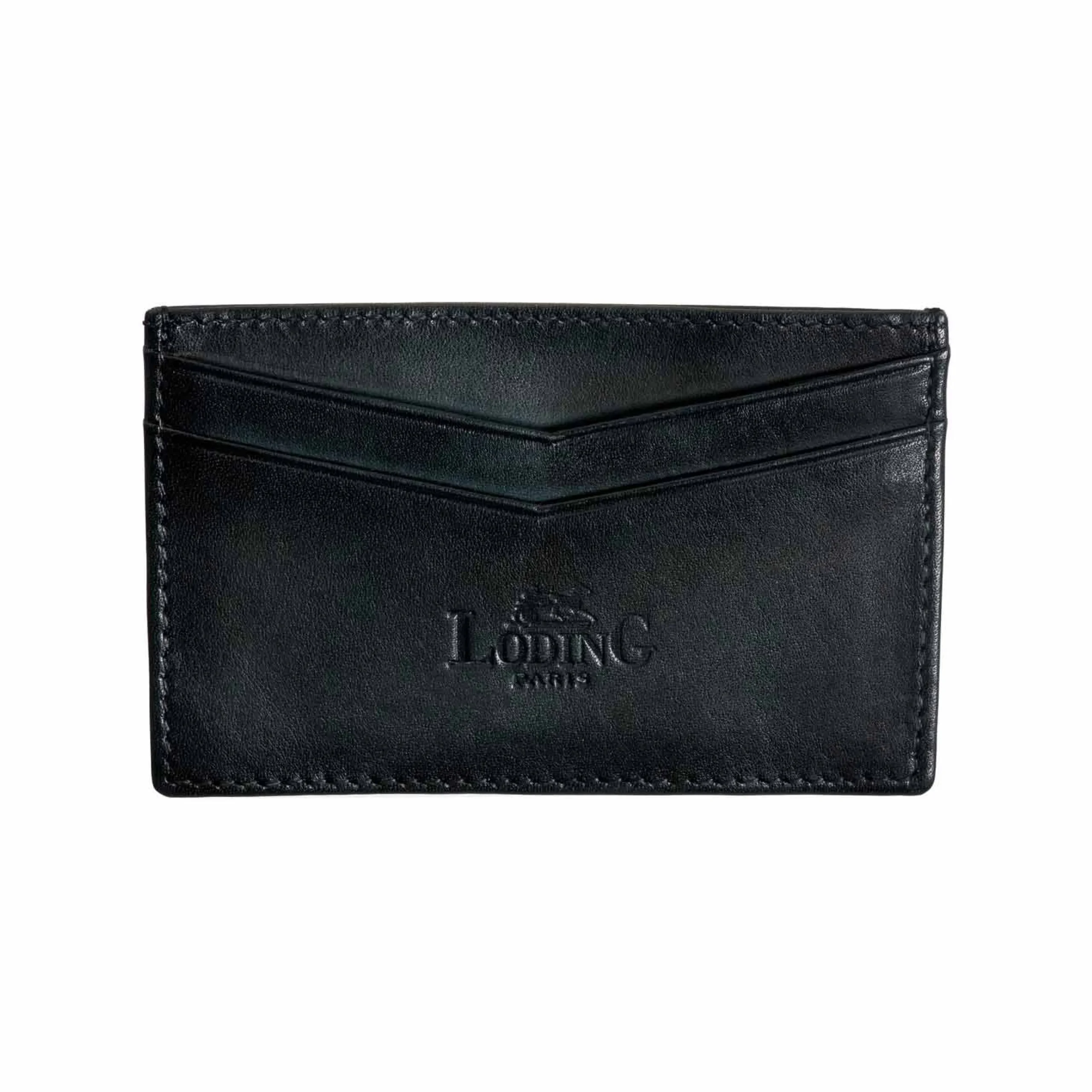 Best LodinG Porte-carte en cuir Noir
