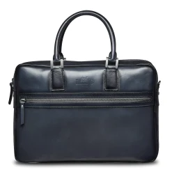 Clearance LodinG Porte-document en cuir bleu gris Marine