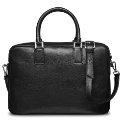 Cheap LodinG Porte-document en cuir grainé Noir