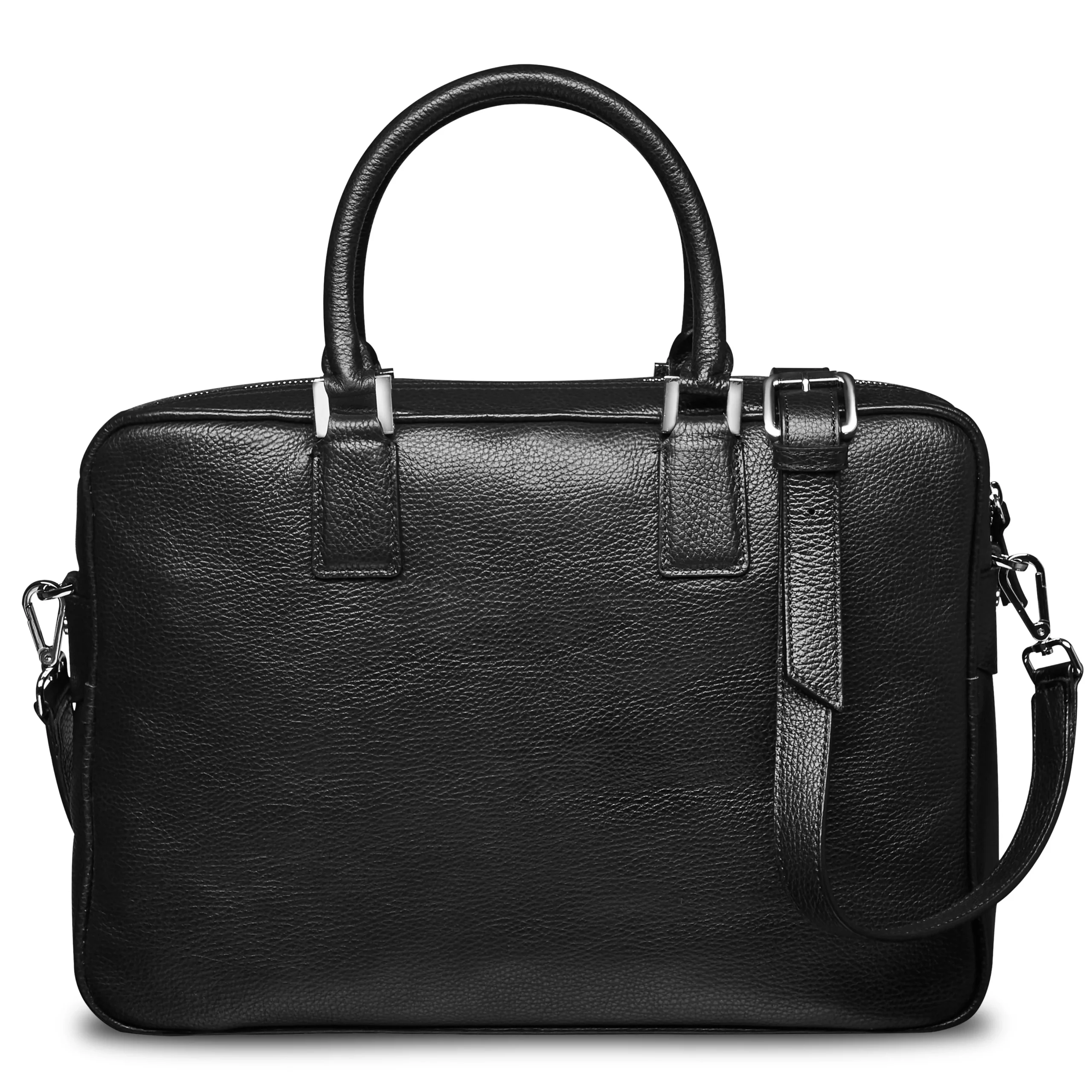 Cheap LodinG Porte-document en cuir grainé Noir