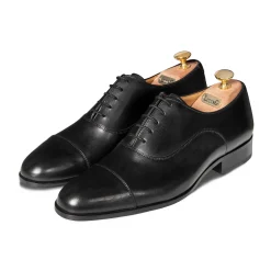 Discount LodinG Richelieu à bout droit rapporté Churchill 1003 Noir