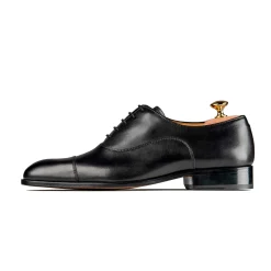 Discount LodinG Richelieu à bout droit rapporté Churchill 1003 Noir
