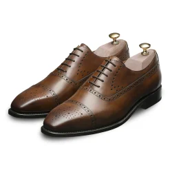 Fashion LodinG Richelieu Brogue Milton 306 Armagnac