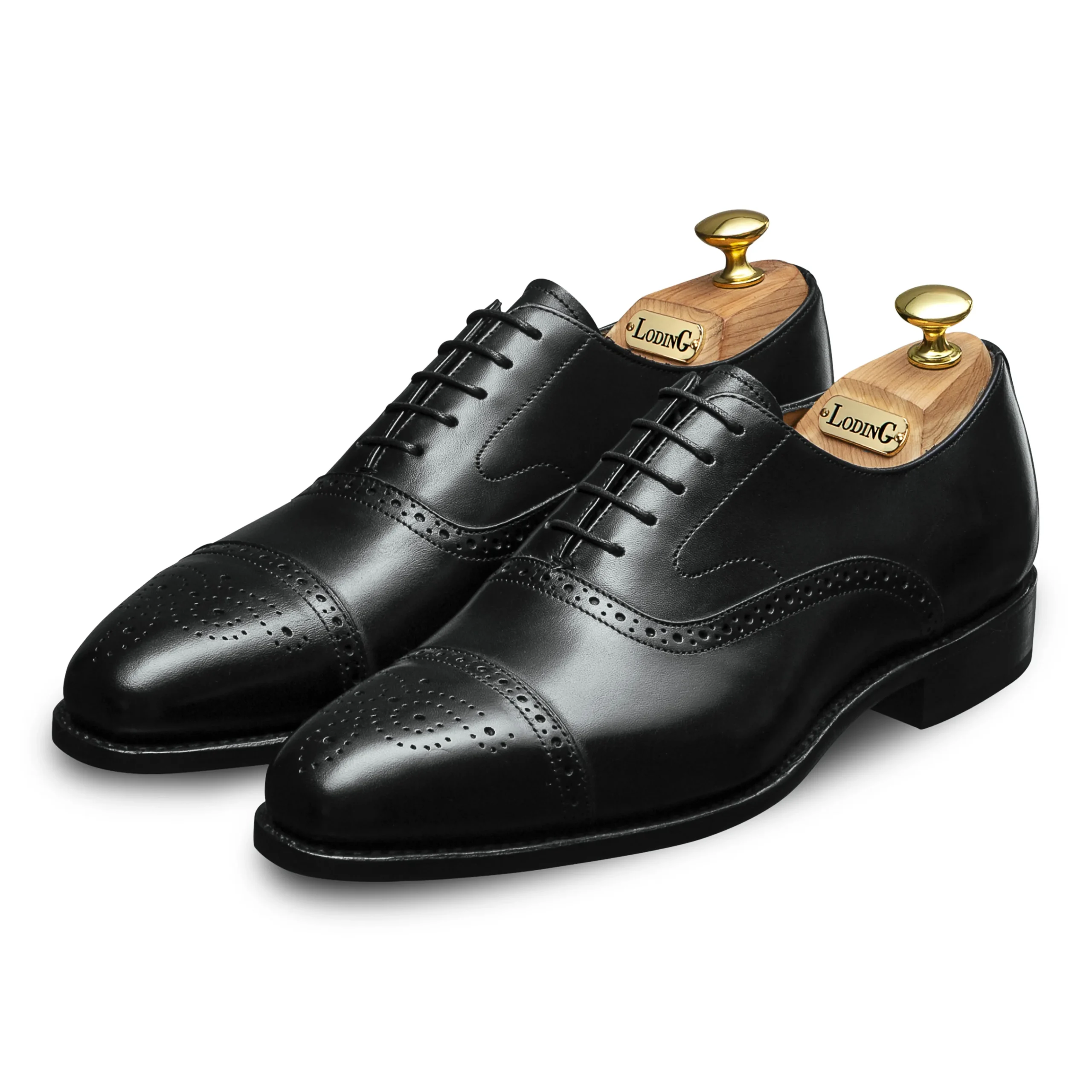 New LodinG Richelieu Brogue Newton 318 Noir