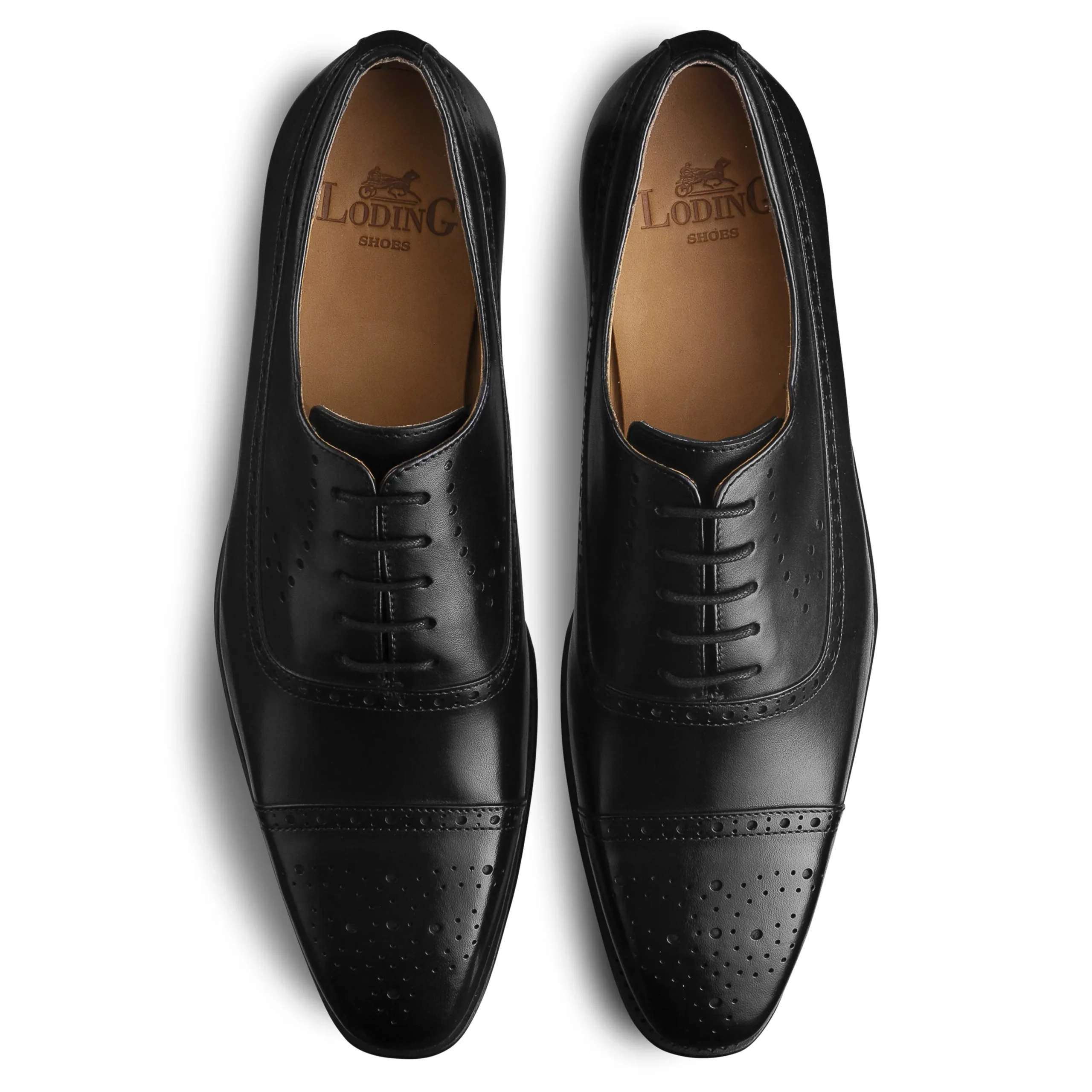 Store LodinG Richelieu Brogue Milton 306 Noir