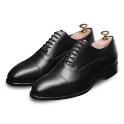 Best Sale LodinG Richelieu à bout droit rapporté Wickham 399 Noir