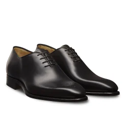 Hot LodinG Richelieu One-Cut à bout fleuri Milan 345 Noir