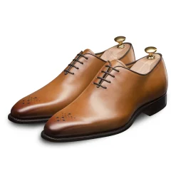 Cheap LodinG Richelieu One-Cut à bout fleuri Milan 345 Armagnac