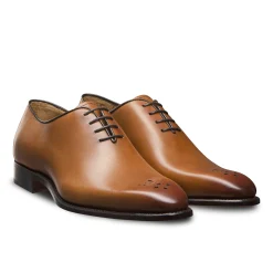 Cheap LodinG Richelieu One-Cut à bout fleuri Milan 345 Armagnac