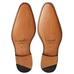 Cheap LodinG Richelieu One-Cut à bout fleuri Milan 345 Armagnac