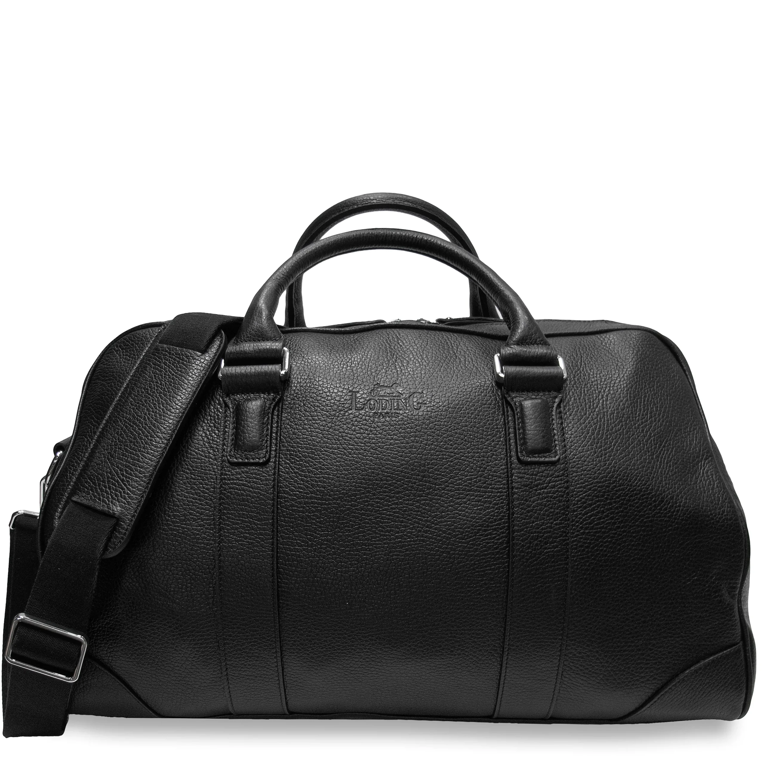 Flash Sale LodinG Sac week-end de voyage en cuir grainé Noir