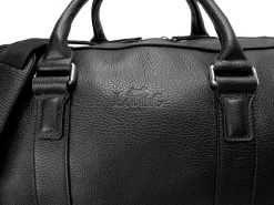 Flash Sale LodinG Sac week-end de voyage en cuir grainé Noir